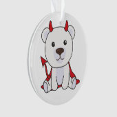 Polar Bear Halloween Cute Devil Kids (devant)
