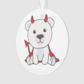 Polar Bear Halloween Cute Devil Kids (devant)