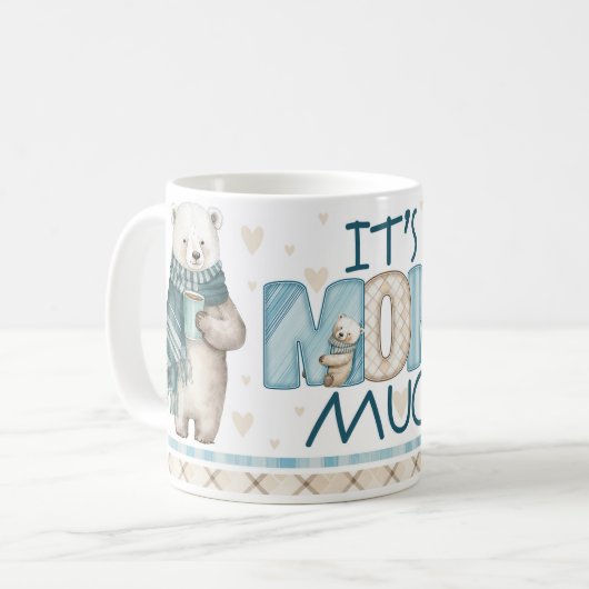 Polar Bear Maman Mug (Devant gauche)