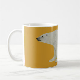 Polar Bear mok op geel