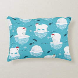 Polar Bear Party Accent Kussen