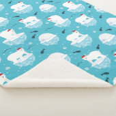 Polar Bear Party Sherpa Deken (3/4)