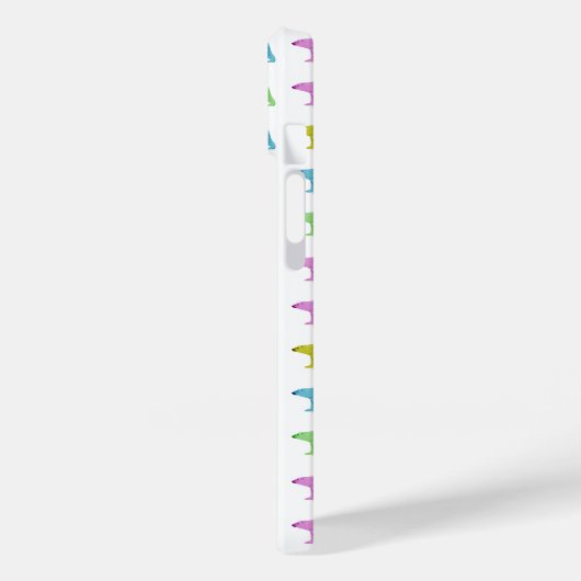 Polar Bear Pattern iPhone Case (Achterkant / Links)