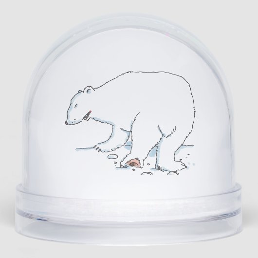 Polar Bear snow globe (Avant)
