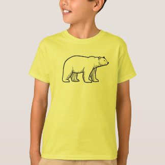 Polar Bear T-Shirt – Minimalist Animal design