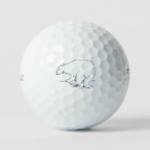 Polar Bear Titleist Pro V1 balles de golf 3 pk (Recto)