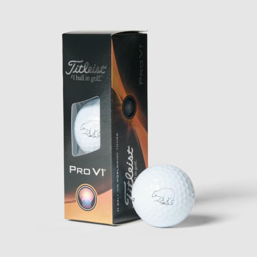 Polar Bear Titleist Pro V1 balles de golf 3 pk (Conditionnement)