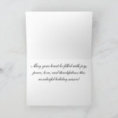 Polar Bear & Welpen Kerstkaart Feestdagen Kaart (Binnen)