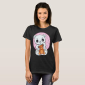 Polar Bear With Soother And Teddy Bear T-shirt (Voorkant volledig)