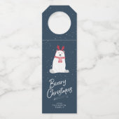 Polar Beary Christmas ID851 Bottle Hanger Label (Voorkant)