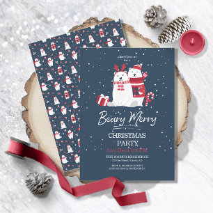 Polar Beary Merry Kerstfeest ID851 Kaart