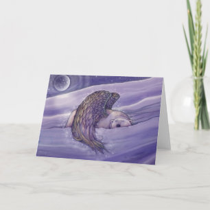 Polar Beer Angel Christmas Kaart beroemd gemaakt d