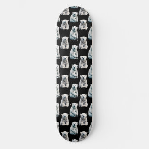 Polar Beer Animal Pattern Design Skateboard