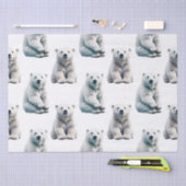 Polar Beer Animal Pattern Design Tissuepapier (Craft)