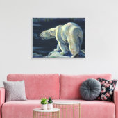 Polar Beer, Arctic Marine Life Animals Canvas Afdruk (Insitu (Woonkamer))