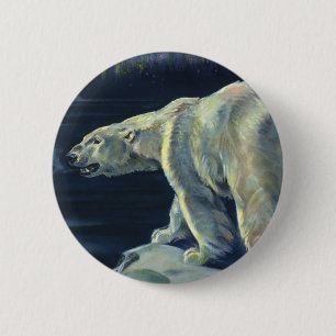  Polar Beer, Arctic Marine Life Animals Ronde Button 5,7 Cm