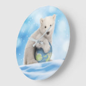 Polar Beer Arctic World Clock Grote Klok (Hoek)