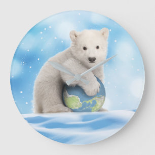 Polar Beer Arctic World Clock Grote Klok