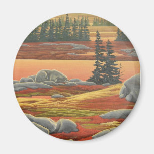 Polar Beer Art Fridge Magent Wildlife Art Giften Magneet