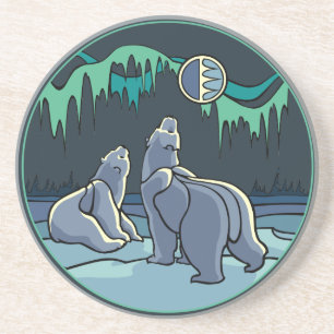 Polar Beer Art geeft innerlijke Onderzetters van w