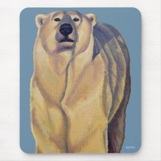 Polar Beer Art Mousepad Stylish Wildlife Mousepad Muismat (Voorkant)