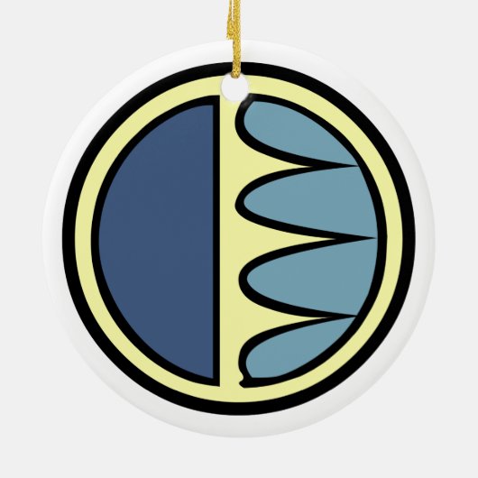 Polar Beer Art Ornament Beer Keepomwille Beer Gift (Achterkant)