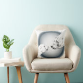 Polar Beer Art Pillow Moeder w. Baby Beren Pillow Kussen (Stoel)