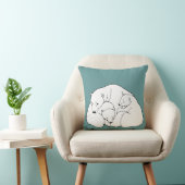 Polar Beer Art Pillow Moeder w. Baby Beren Pillow Kussen (Stoel)