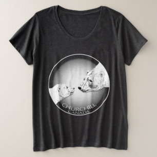 Polar Beer Art Shirt Top Vrouwen Churchill Shirt