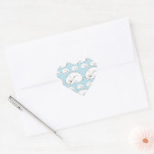 Polar Beer Baby shower Hart Sticker (Envelop)