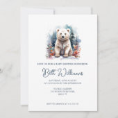 Polar Beer Baby shower Invitation Kaart (Voorkant)