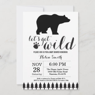 Polar Beer Baby shower Invitation Kaart