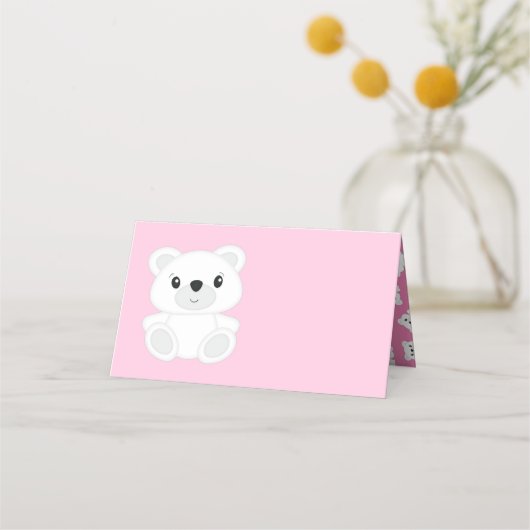 Polar Beer Baby shower Roze (Voorkant)