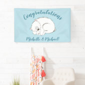 Polar Beer Baby shower Winter Blue Boy Spandoek (Insitu)