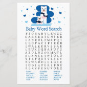 Polar beer Baby shower Word Search Game (Voorkant)