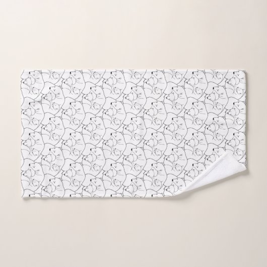 Polar Beer Badhanddoeken Moeder & welpen Handdoek  (Handdoek)