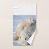 Polar Beer badkamer handdoek sets (Handdoek)