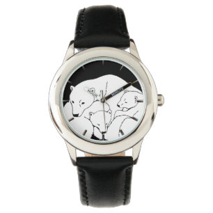 Polar Beer Bekijk de Beer van Wildlife Kind Horloge