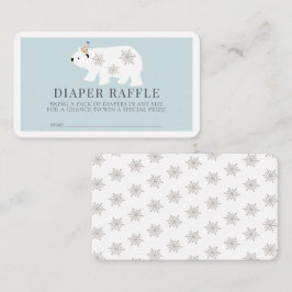 Polar Beer Blue Boy Luier Raffle Ticket Informatiekaartje