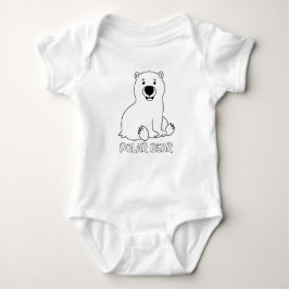 Polar beer bodysuit voor kinderen