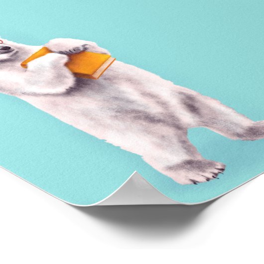 Polar Beer Book Lover Poster (Hoek)