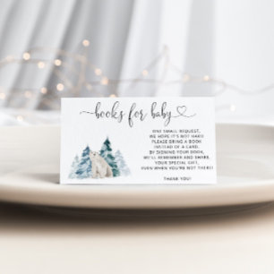 Polar beer Books voor baby-ticket Informatiekaartje