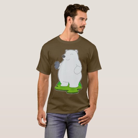 Polar beer Bowling bal T-shirt (Voorkant volledig)