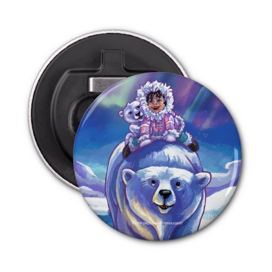 Polar Beer Bus Button Flesopener (Voorkant)