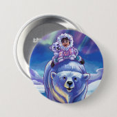 Polar Beer Bus Ronde Button 7,6 Cm (Voorkant /achterkant)