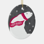 Polar Beer Chalk Board Holiday Ornament (Rechts)
