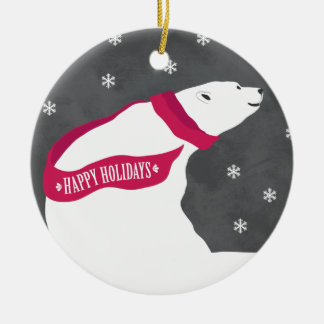 Polar Beer Chalk Board Holiday Ornament