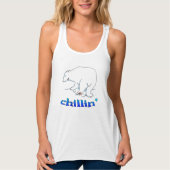 Polar Beer Chillin' tanktop (Voorkant)