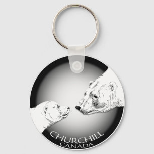 Polar Beer Chuchill Sleutelhanger Souvenir Sleutel