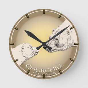 Polar Beer Clock Churchill Canada Beer Wall Clock Ronde Klok